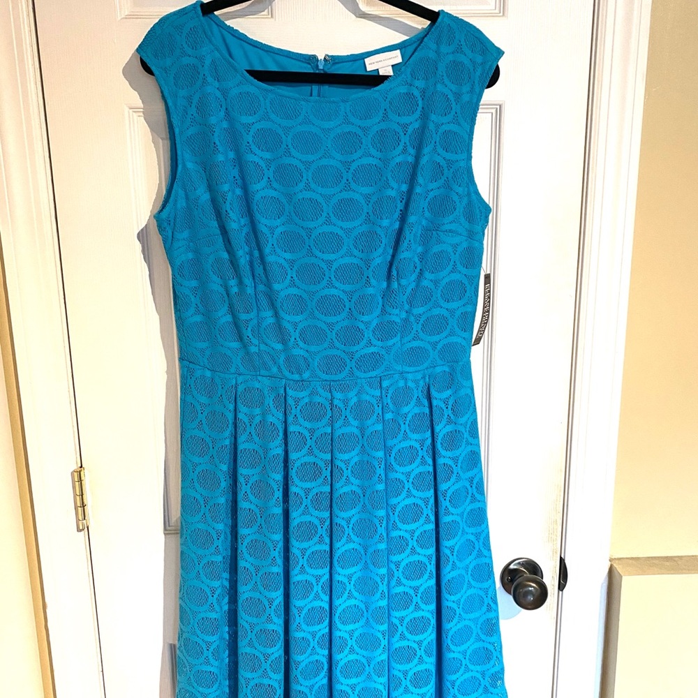 Blue dress: Never worn